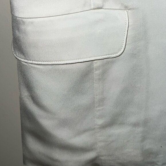 NWT O’2nd NY classic Cream Sleeveless Blazer Vest Sz 6 $670 - Picture 7 of 8
